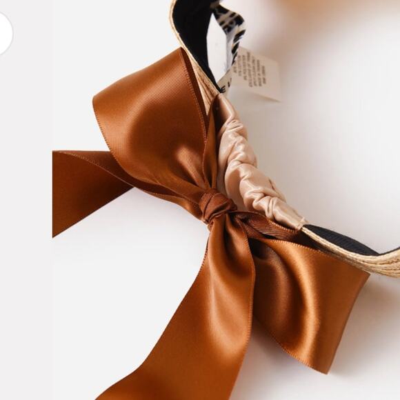 Eugenia Kim Visor Hat with Ribbon Back main image 4